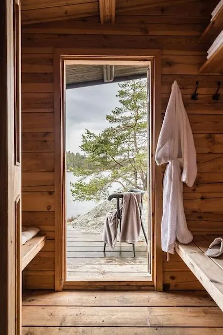 别墅 Lyxigt Hus I Stockholm Med Bastu Och Sjoeutsikt别墅
