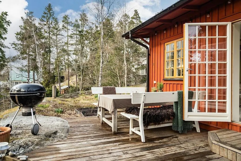 别墅 Lyxigt Hus I Stockholm Med Bastu Och Sjoeutsikt别墅