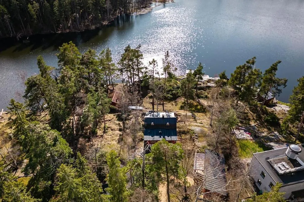 Lyxigt Hus I Stockholm Med Bastu Och Sjoeutsikt别墅 0*,